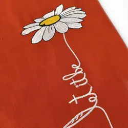 تونیک گلدوزی طرح گل بابونه