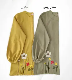 تونیک گلدوزی طرح گل 2