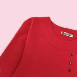 تونیک گلدوزی  طرح گل