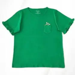 تیشرت  جیب دار  گلدوزی