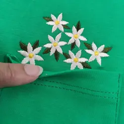 تیشرت  جیب دار  گلدوزی