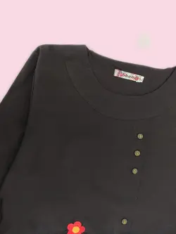 تونیک گلدوزی طرح گل 1