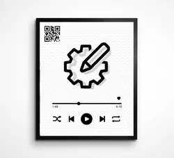 تابلو موزیکال دلخواه - عمودی