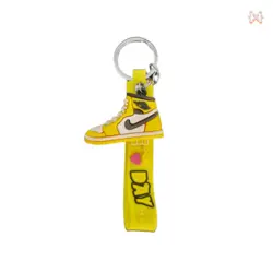 جاسوئیچی/ آویز طرح جردنز (زرد)