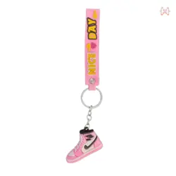 جاسوئیچی/ آویز طرح جردنز (صورتی)