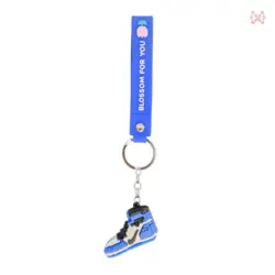 جاسوئیچی/ آویز طرح جردنز پیکسلی آبی