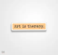 استیکر/ برچسب آرت تراپی