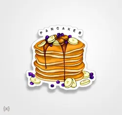 استیکر/ برچسب پنکیک