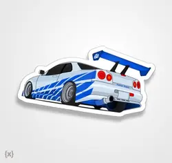 استیکر/ برچسب ماشین 13