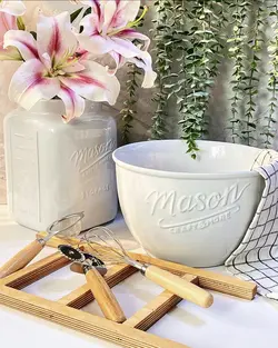 کاسه آشپزی و گلدان mason