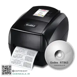 درایور لیبل پرینتر Godex RT863