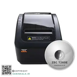 درایور فیش پرینتر ZEC T260E