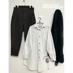 تونیک دختر و چتر