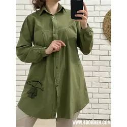 تونیک دختر و چتر