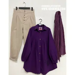 تونیک دختر و چتر