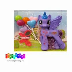 عروسک پونی بنفش - رنگ به رنگ
