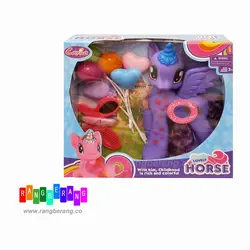 عروسک پونی بنفش - رنگ به رنگ