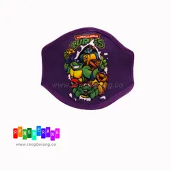 ماسک پارچه ای لاک پشت های نینجا - رنگ به رنگ