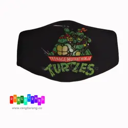 ماسک پارچه ای لاک پشتهای نینجا - رنگ به رنگ