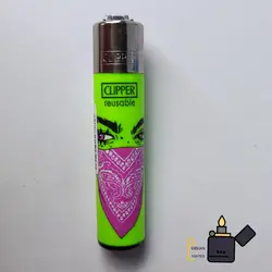 فندک کلیپر (Clipper) پلاستیکی فانتزی (طرح چشم زن)