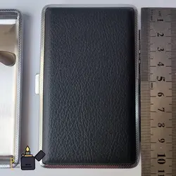 جاسیگاری چرم مصنوعی ophone- نیمه بلند اسلیم