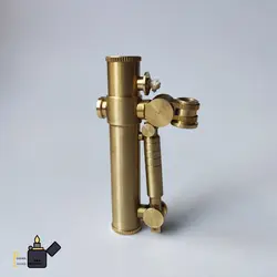 فندک برنجی دستساز طرح تلسکوپ