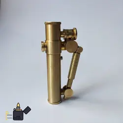 فندک برنجی دستساز طرح تلسکوپ