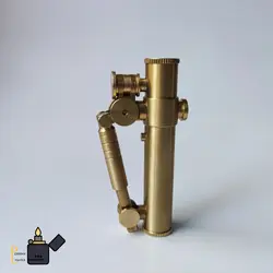 فندک برنجی دستساز طرح تلسکوپ