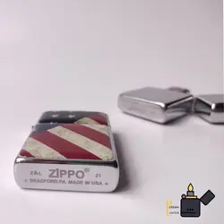 فندک زیپو (zippo) کپی ژله ای طرح دار