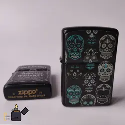 فندک زیپو (zippo) کپی ژله ای طرح دار