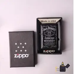 فندک زیپو (zippo) کپی ژله ای طرح دار