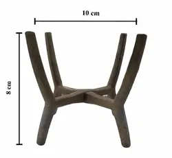 استند چوبی مهرنی 8*10 - گلدان مهرنی