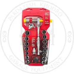 ست بکس و جغجغه 28 پارچه برند HUSKY - پردازش خودرو