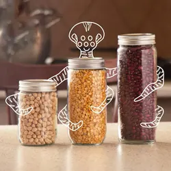 جار شیشه ای استوانه ای سایز 2 با درب فلزی (ظرف شیشه ترشی و مربا)