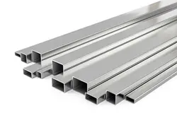 پروفیل استیل 201 براق BA ابعاد 10*10  ضخامت 0.6 mm
