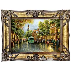 تابلو فرش ماشینی خیابان شانزلیزه - 4580