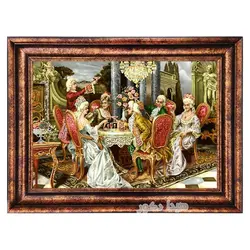 تابلو فرش ماشینی مجلس شراب خوری - 3775