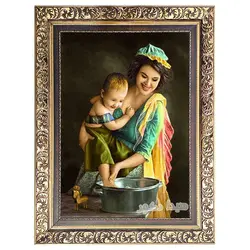 تابلو فرش ماشینی پاشویه نوزاد کد 6336