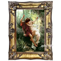 تابلو فرش ماشینی آدم و حوا - 3743