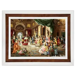 تابلو فرش ماشینی عروسی پاپ - 3931