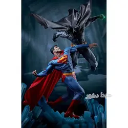 فرش اتاق کودک طرح کارتون بتمن و سوپر من کد 7512