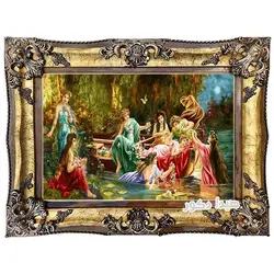 تابلو فرش ماشینی شش پری - 3955