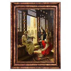 تابلو فرش ماشینی جواهر فروش - 3894