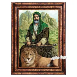 تابلو فرش ماشینی تمثال امام علی (ع) - 1464
