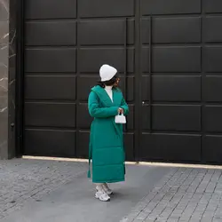 کاپشن بلند پاستلی