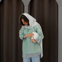 شومیز راه راه کامفورت