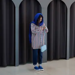 شومیز مخمل بلوبری 🫐