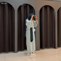 پیراهن آدامسی 🩵 - عدد 13 - فروشگاه اینترنتی لباس، پوشاک و مد