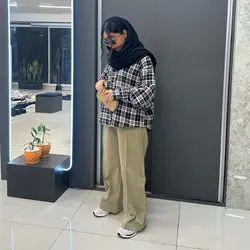 کیمونو چهارخونه تار و پود 🥺🤍 - عدد 13 - فروشگاه اینترنتی لباس، پوشاک و مد