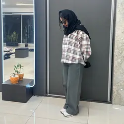 کیمونو چهارخونه تار و پود 🥺🤍 - عدد 13 - فروشگاه اینترنتی لباس، پوشاک و مد